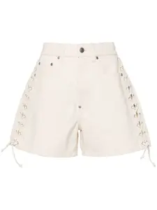 Шорты со шнуровкой STELLA MCCARTNEY, нейтральный