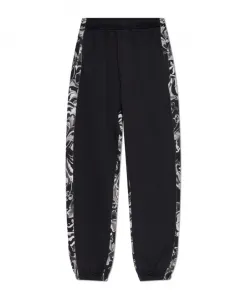 Спортивные штаны с барочным принтом Versace Jeans Couture, черный