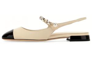 MIU MIU Повседневные туфли Women's Ecru Black