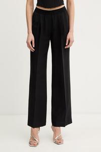 Льняные брюки ERMANNO Firenze, черный