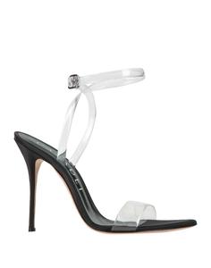 Сандалии Casadei, прозрачный