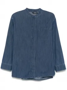 Джинсовая рубашка Unito 'S Max Mara, синий