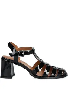 Босоножки A8343 на блочном каблуке BILLI BI, черный