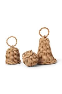 Рождественская елочная игрушка, упаковка из 3 штук Ferm Living, бежевый