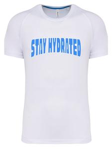 Футболка спортивная, сохраняющая водный баланс, белая F4NT4STIC