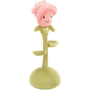 JELLYCAT Коллекция забавных растений маленькие цветочные розовые куклы плюшевая кукла высота 21см