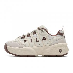 FILA Женские белые низкие кеды Casual с технологией MUFFIN, устойчивые к истиранию, дышащие, легкие