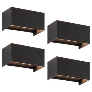 Настенный светильник Nettlife Inspiration (4 шт), черный