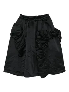 Драпированная юбка Comme Des Garçons Comme Des Garçons, черный