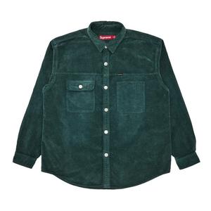 Рубашка Supreme Washed Corduroy Shirt, Sage