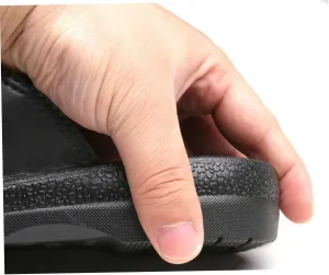 Мужские домашние тапочки с нескользящей полиуретановой мягкой подошвой, женские шлепанцы для дома No Brand, черный