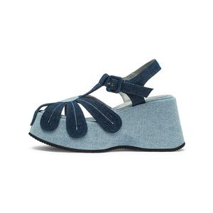 Coup De Foudre Сандалии женские с одним ремешком, темно-синие