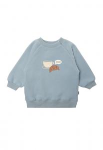 Худи LILIPUT Sweatshirt Croissant Bonjour, светло-синий