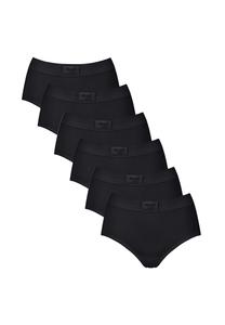 Трусы макси, набор из 6 шт., Double Comfort sloggi, черный
