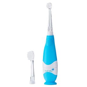 Звуковая зубная щетка Brush-Baby BabySonic для детей от 0 до 3 лет Синяя