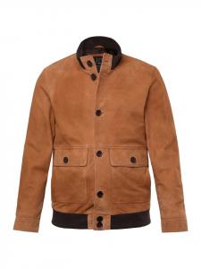 Кожаная куртка JP1880, цвет tabakbraun