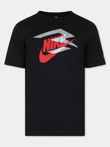 Nike Kids футболка с логотипом, черный