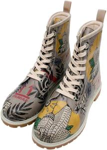 Женские высокие ботинки DOGO - веганская кожа и уникальный дизайн, зимние женские ботинки, удобные и стильные, Fragile