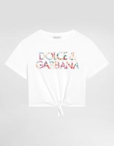Футболка с короткими рукавами с принтом Dolce&Gabbana, белый
