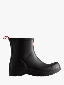 Мужские полусапоги Hunter Wellington резиновые, черный