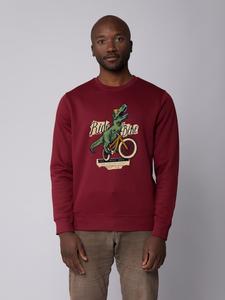 Толстовка wat? Apparel T Rex Fahrrad, цвет weinrot