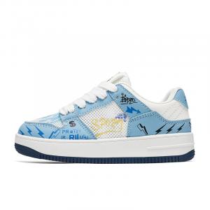 Детские скейтбординг кроссовки Breathable Cushioning Abrasion Resistant ROBINHOOD, белый moon