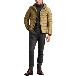 Куртка худи с молнией стеганая Polo Ralph Lauren, хаки