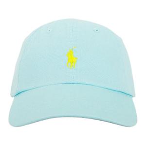 Polo Ralph Lauren Хлопковая бейсболка женская островная аква-голубая, Island Aqua Paint Blue