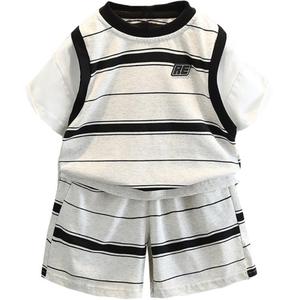 Детская спортивная футболка с круглым вырезом PROTECTCAMEL, серый