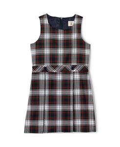 Школьная форма, клетчатый джемпер до колена для девочек Lands' End