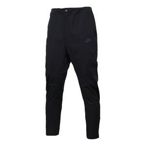 Брюки woven athleisure casual sports long pants black Nike, черный