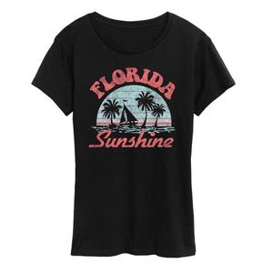 Женская футболка Florida Sunshine с принтом Unbranded, черный