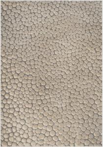 Ковер SAFAVIEH, 153 x 153 см, Meadow Collection, бежевый, современный абстрактный дизайн, без линьки и простой в уходе, идеален для помещений с высокой проходимостью в гостиной, спальне (MDW174B)