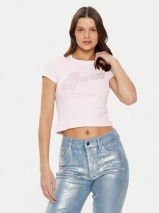 Футболка узкого кроя Guess, розовый