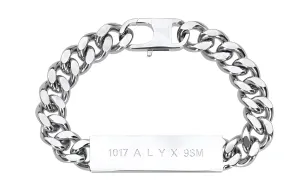 Браслет с идентификацией 1017 ALYX 9SM, серебро