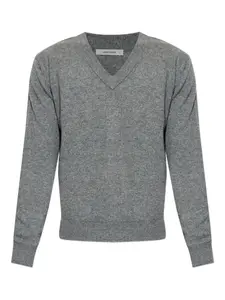 Свитер с V-образным вырезом Entire Studios, серый