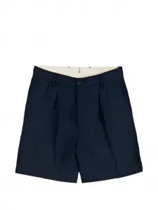 Плиссированные шорты-бермуды Fortela, синий