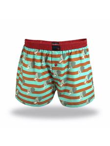 Шорты-боксеры UNABUX Boxer shorts Prints, коричневый