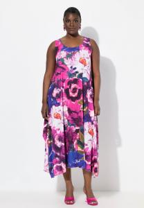 Платье Ulla Popken FLORAL PRINT HEM , Pink