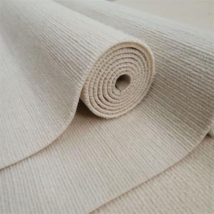 Moon TIME Ковер 200х500 см для спальни, гостиной, офиса, фотосессий, устойчивый к пятнам, режется, тонкие полоски, бежевый, толщина 5 мм