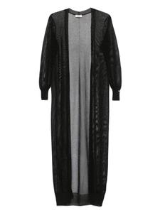 Вязаное пальто Herno, черный