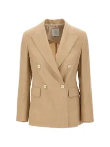 Двубортный пиджак Eleventy, бежевый