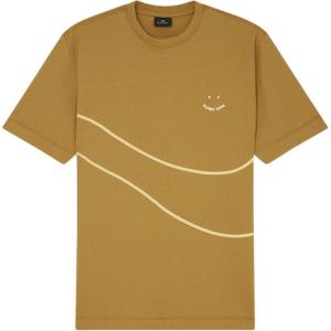 Футболка Ps Logo Detailed Crewneck Paul Smith, Mustard