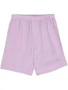 Шорты с вышитым логотипом MSGM, фиолетовый