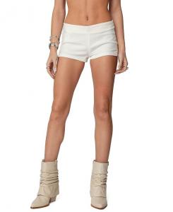 Джинсовые шорты Dinah Denim Micro Edikted, белый