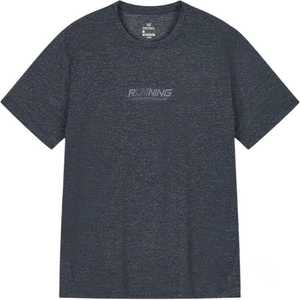 361° Футболка для бега мужская Super Black Heather Gray