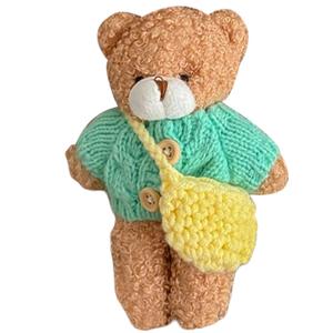 Плюшевый кулон Wear The Sweater Cute Bear Dolls высотой 15 см FKOFR