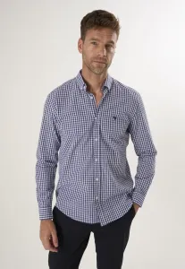 Рубашка в клетку с длинными рукавами Felix Hardy, Dark Blue