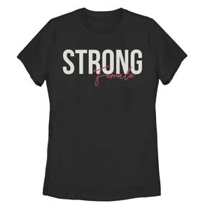 Яркая футболка для юниоров "Strong Female"