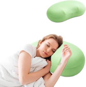 Generic Подушка для кровати супермягкая с наполнителем из пуха, хлопковая ткань Green